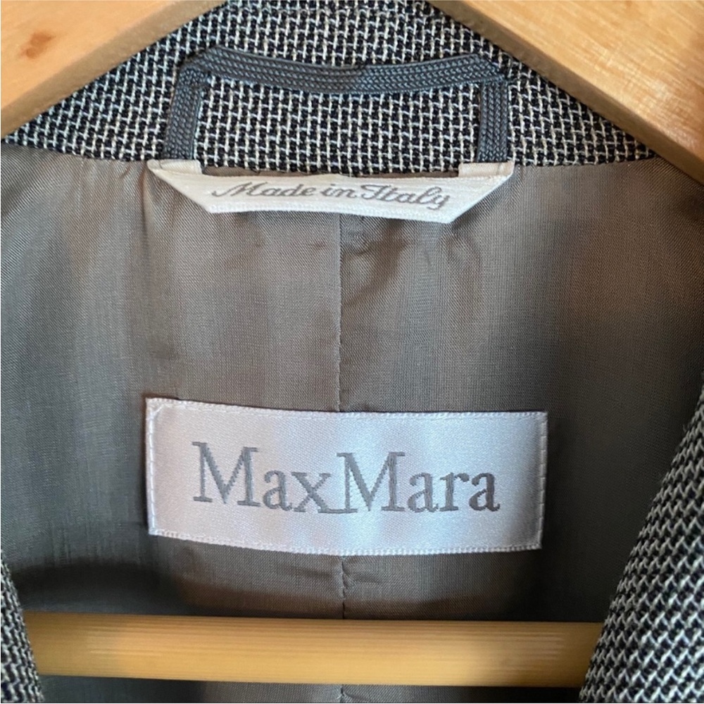 Max Mara Gray Blazer Size 6 - Picture 2 of 8